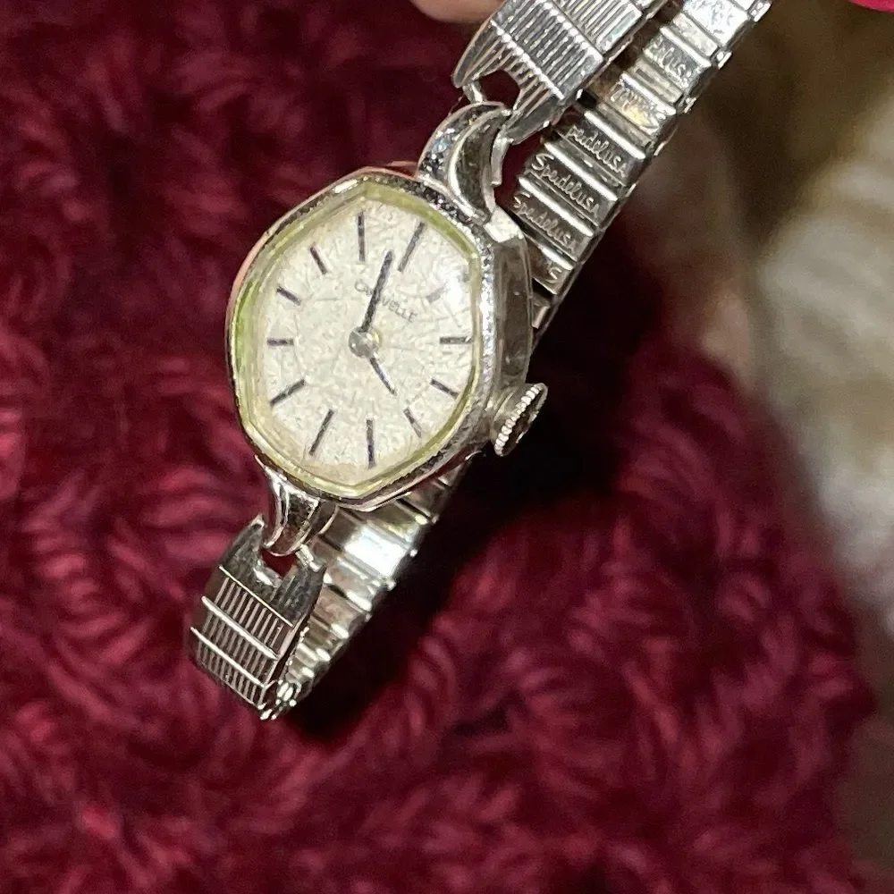 Caravelle Vintage Silver Watch GORGEOUS